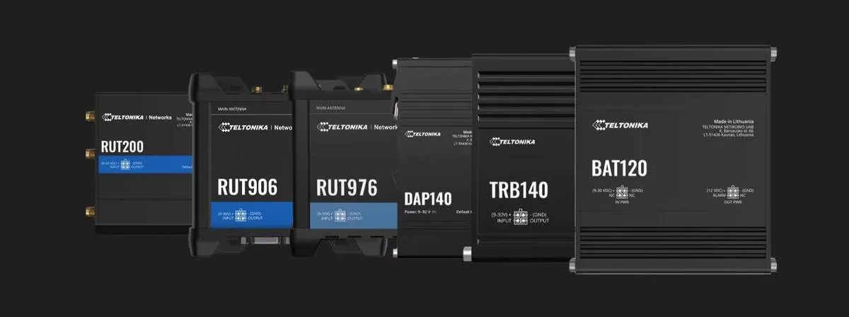 Routeurs Teltonika 4G/5G préconfigurés  RUT200, RUT906, RUT976, TRB140