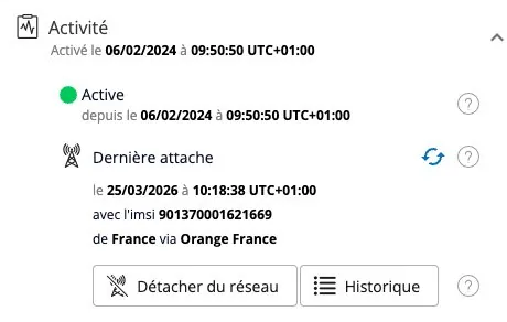 Statut opérateur temps réel et remédiation à distance