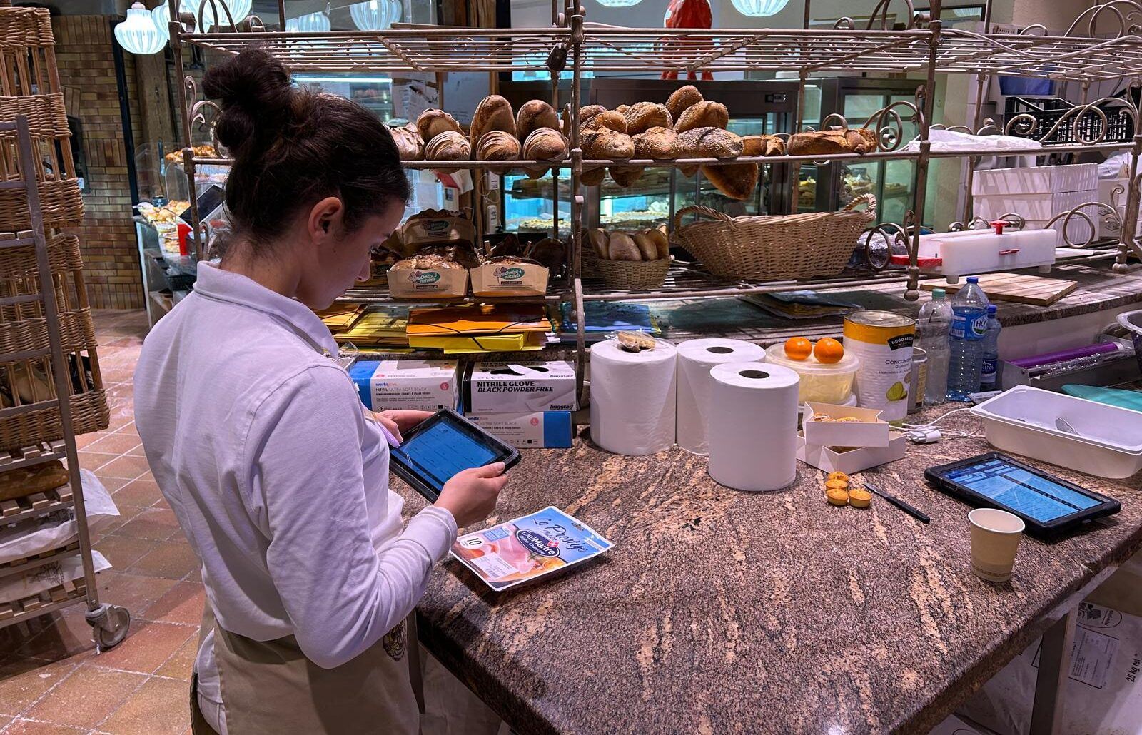Tablette HACCP et contrôle qualité